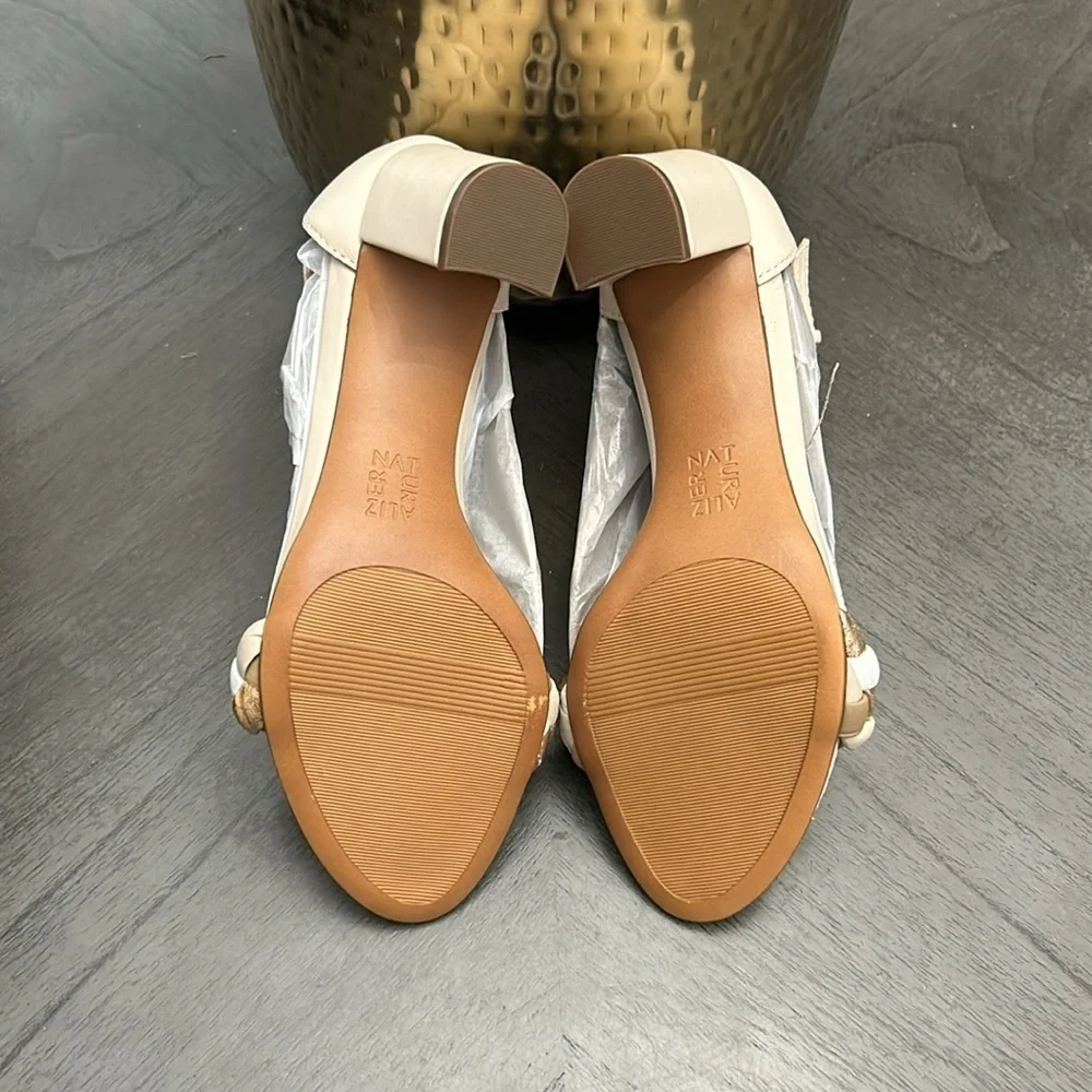 Naturalizer Vera-Woven Womens Leather Heels
